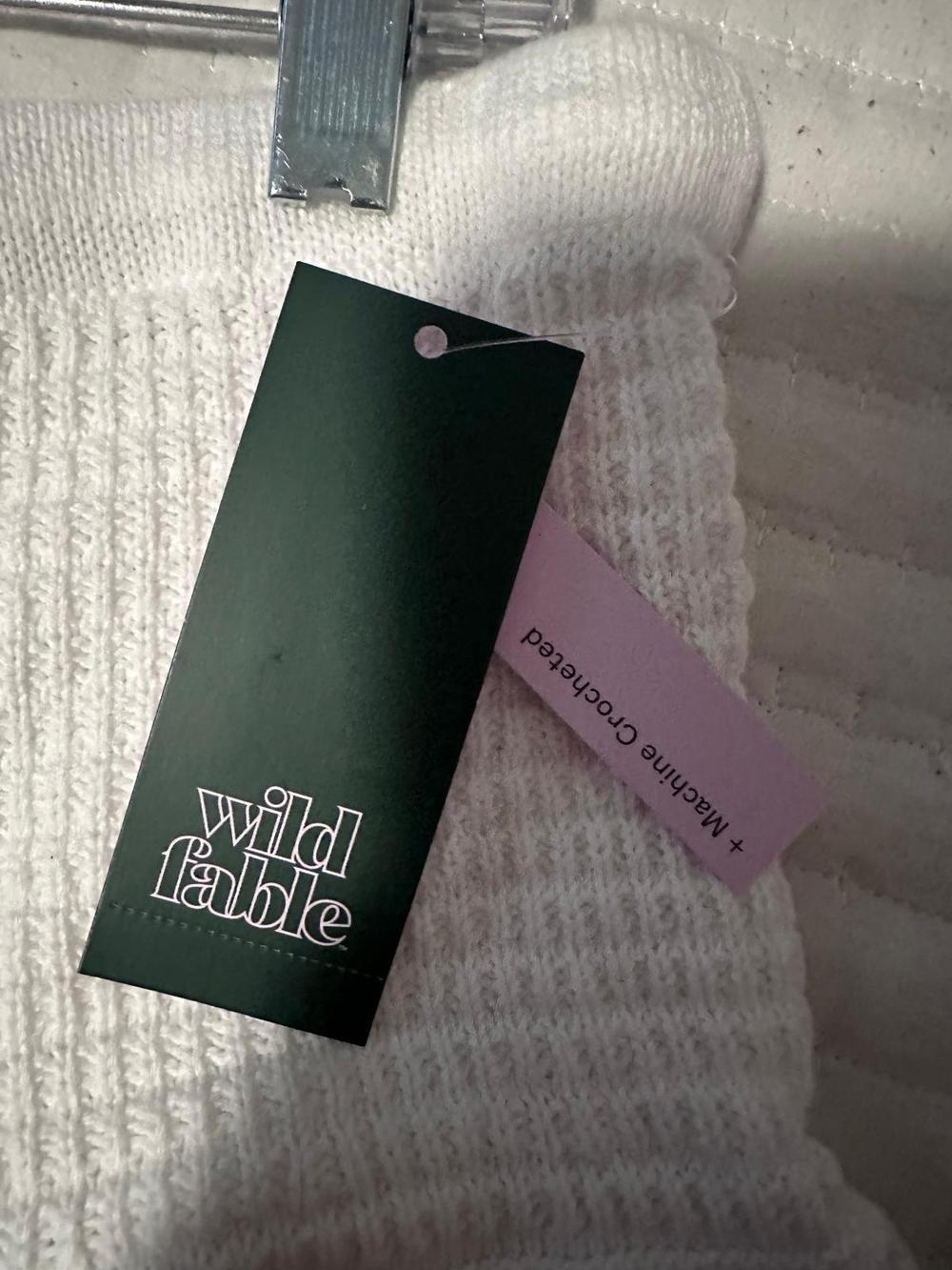 wild fable White Crochet Mini Skirt - Picture 5 of 6